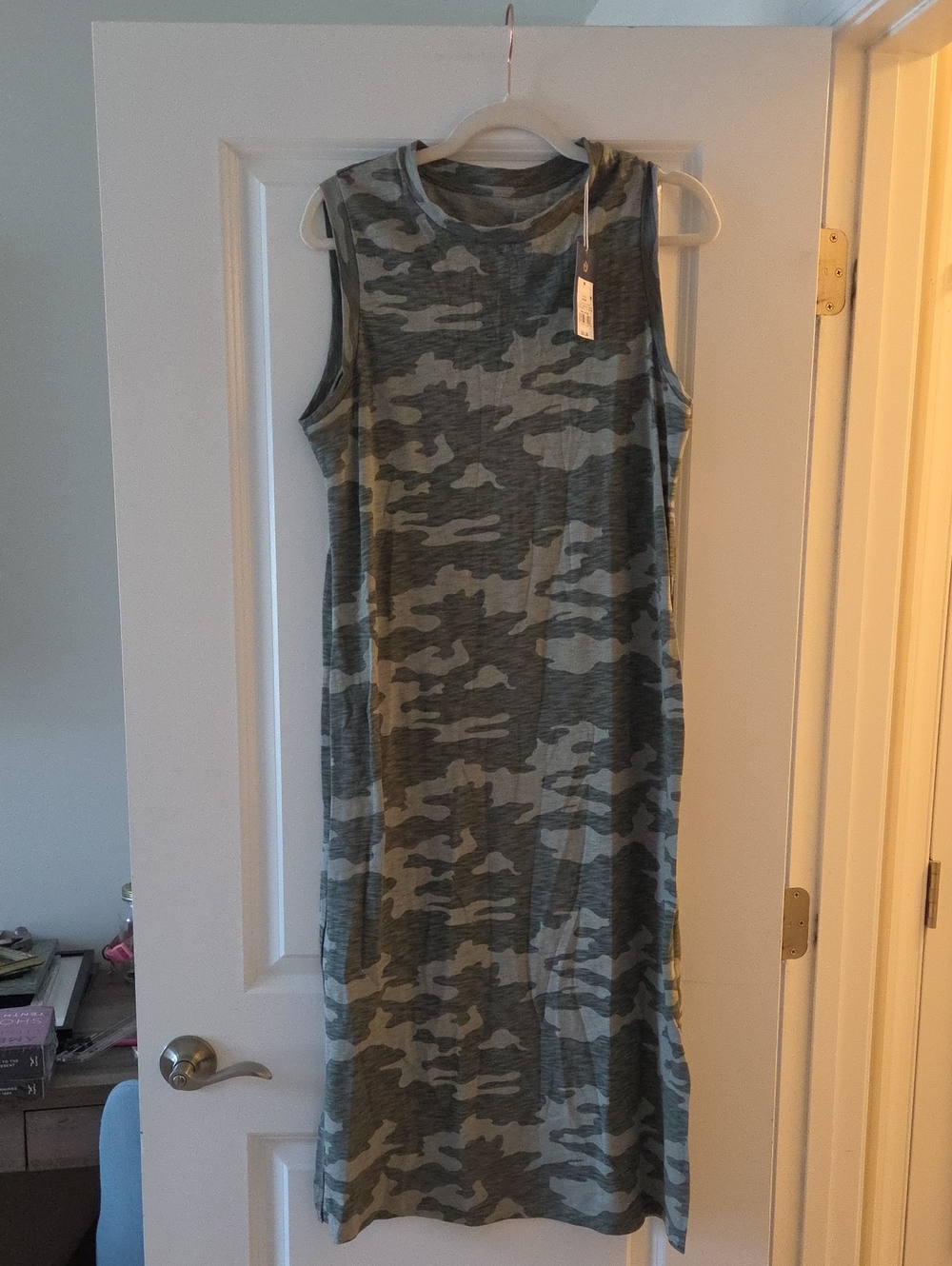 Target Sleeveless Camo Midi Dress - Olive